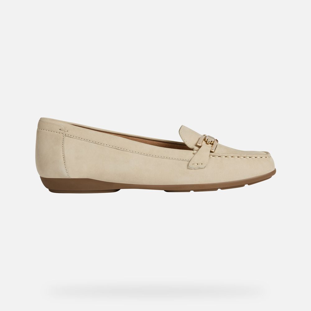 Geox Bayan Loafers Bej Rengi - Annytah - BZF-461378